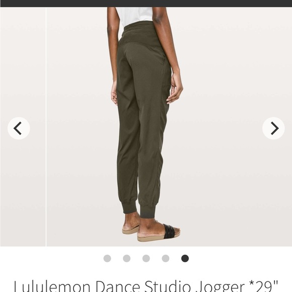 Lululemon Dance Studio Jogger 29" Dark Olive Size 2 - Picture 5 of 7